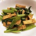 ぶっちー☆☆'s cooksnap of when they made 小松菜とカリカリ油揚げの炒め物♡.