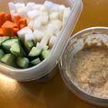 アチャこ's cooksnap of when they made 余った鶏そぼろで☆野菜ディップソース.