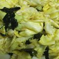 クックNWK8V8☆'s cooksnap of when they made 簡単！春キャベツとワカメの海苔ポンサラダ.