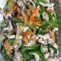 大阪のちゃーちゃん's cooksnap of when they made 豚ロースで作る青椒肉絲　美味しいです！.