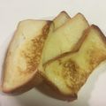 papikun's cooksnap of when they made 8枚切りでもふわふわ！フレンチトースト.