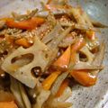 B berry's cooksnap of when they made お母さんの味☆れんこんのキンピラ.