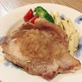 ☺︎ちぃズ☺︎'s cooksnap of when they made オニオンソースでポークソテー☆.