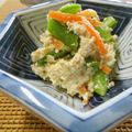 solapapa's cooksnap of when they made スナックエンドウの白和え【JA福岡市】.