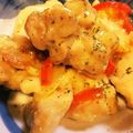 0410's cooksnap of when they made しっとり軟らか鶏肉とパプリカの塩レモン煮.
