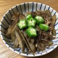 しもっこ's cooksnap of when they made 男子も満足♪ごぼう・豚肉・しらたき炒め.