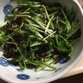 gekogeko38's cooksnap of when they made 塩昆布で水菜のナムル.