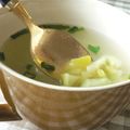おしす's cooksnap of when they made ブロッコリーの茎で☆にんにくスープ.