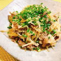 たむぅぅぅ's cooksnap of when they made 牛肉のエノキもやし炒め.