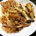 蛇口から生ビール's cooksnap of when they made 豚バラ肉の簡単生姜焼き.