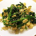 クック92's cooksnap of when they made 簡単１品！ほうれん草と卵のごまバター炒め.