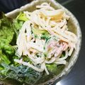 crystaI's cooksnap of when they made ツナときゅうりのパスタサラダ.