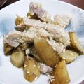 marumaru32's cooksnap of when they made 厚切り豚とごぼうの煮物、塩麹入り！.