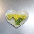 ☆ありか358☆'s cooksnap of when they made お弁当に〜シリコン型deハート玉子焼き？.