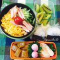 マーシ☆'s cooksnap of when they made 中学男子弁当（１４）冷やし中華.