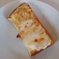 おけ～はん's cooksnap of when they made ☆餅チーズ焦がしバター醤油トースト☆.