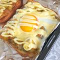 coconut☺︎'s cooksnap of when they made リメイク◎月見マヨ焼きカレートースト.