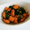 coffeemint's cooksnap of when they made 糖質制限！銀鮭と小松菜の酢豚風.