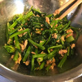 豆乳pudding's cooksnap of when they made 簡単！ほうれん草とツナの辛子醤油和え.