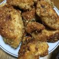 クック9P6O5D☆'s cooksnap of when they made ほんのりごま香る♪柔らかむね肉チキンカツ.