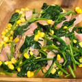 まゆまルイ's cooksnap of when they made 簡単！ほうれん草とベーコンのバター炒め.