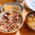 茘茅さん's cooksnap of when they made 某チェーン店牛丼再現.