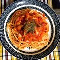 チェリグラ's cooksnap of when they made かんたん！基本！トマトパスタ.
