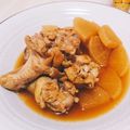 えぴはち's cooksnap of when they made お鍋ひとつで！手羽元と大根の甘辛煮.