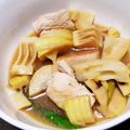 merry24's cooksnap of when they made たけのこと鶏肉の煮物.