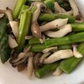ハッピー555's cooksnap of when they made キノコとアスパラのオイルサラダ.