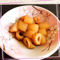 ROLΕ's cooksnap of when they made 作り置きにこんにゃくとちくわの甘辛.