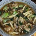 1072gou's cooksnap of when they made チンゲン菜としめじのオイスターソース炒め.