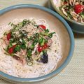 mogusun＊'s cooksnap of when they made 鯖缶で★トマトそうめん.