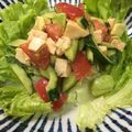 まこ1107's cooksnap of when they made 鶏むね肉のアボカドとトマトの中華サラダ♪.