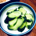  しー's cooksnap of when they made わが家の浅漬け(塩もみ?)きゅうり.