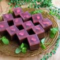 Miiyasusho's cooksnap of when they made 桜のショコラようかん♪(チョコ羊羹).