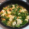Yongren's cooksnap of when they made 豆腐、セロリ、カシューナッツ炒め.