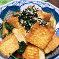 akinchan86's cooksnap of when they made 厚揚げとほうれん草のチャチャッと炒め.