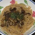 るる子's cooksnap of when they made 和風スパゲッティ★しいたけ.