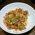 クックYBQYT5☆'s cooksnap of when they made 牛肉と筍のオイスター炒め.