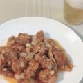 kazu1101's cooksnap of when they made 豚こま肉の旨辛炒め☆.