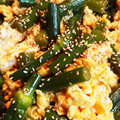 智恵ちゃんのつく恋慕's cooksnap of when they made にんにくの芽と卵の中華炒め。.