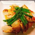 もっちっち。's cooksnap of when they made 鶏むね肉のマヨチリ炒め.