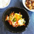 ＊ゆうこぽよよ＊'s cooksnap of when they made たっぷり食べれるキャベツの浅漬けサラダ.