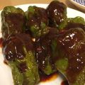 ねみねみ's cooksnap of when they made ジューシーな丸ごとピーマンの肉詰め.
