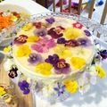 Yucco18's cooksnap of when they made エディブルフラワー食用花のゼリームース♪.