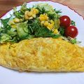 ヅカマ's cooksnap of when they made キャベツと玉ねぎとチーズのオムレツ.