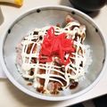 わっしょいヒガシ's cooksnap of when they made 肉玉ライス.