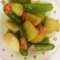 クックS5N2AF☆'s cooksnap of when they made 新じゃがとアスパラとベーコンの黒胡椒炒め.