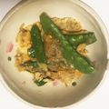 チェリチョコ's cooksnap of when they made ＊絹さやの卵とじ＊.